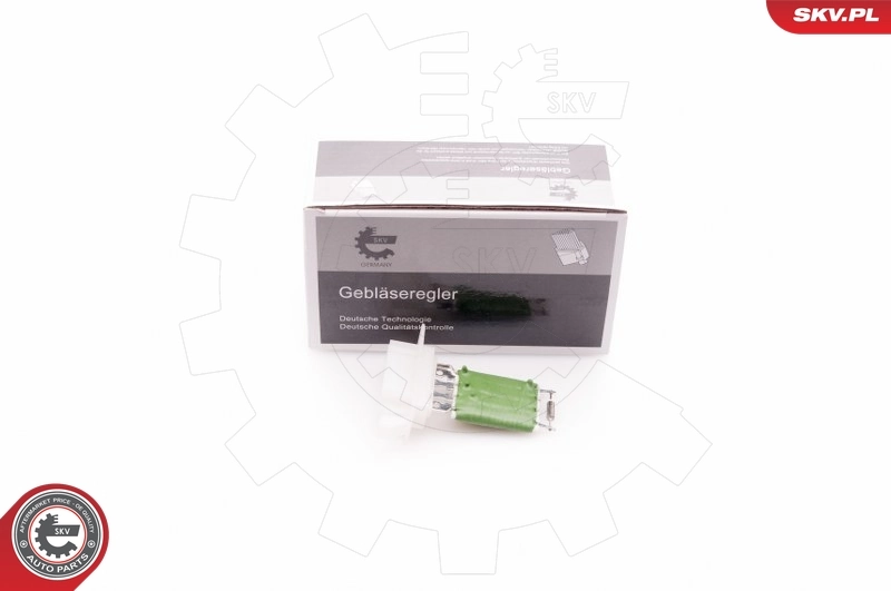 Resistor, interior blower